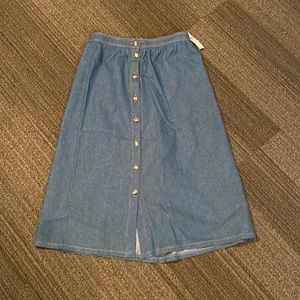 NWT Anthropologie denim skirt